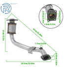 Front Catalytic Converter for Ford Escort / Mercury Tracer (1997-2002)