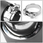 Stainless Steel Exhaust Muffler Tip 2.8" Inlet 4" Slant Outlet