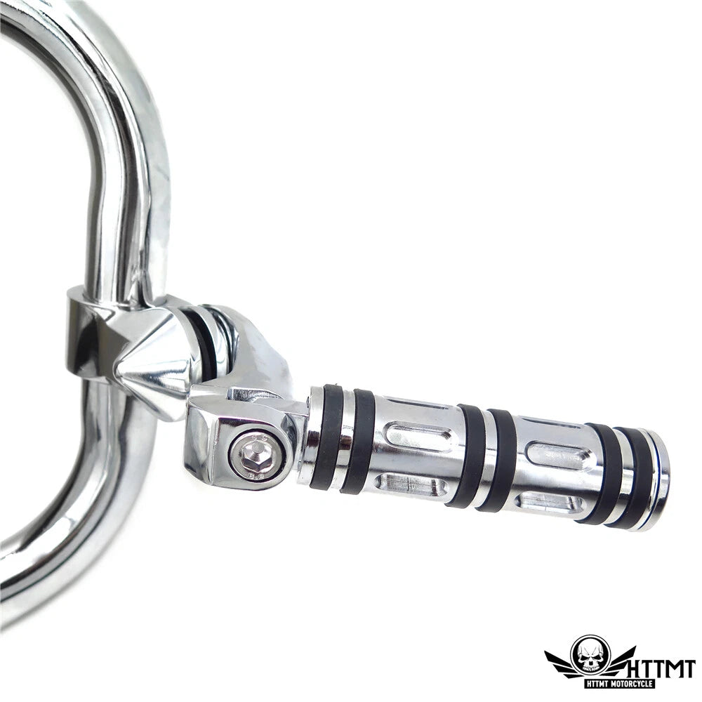 Footpegs w/ 2.5" Short Adjustable Mount Kit for Harley Tri Glide (2014–2023)