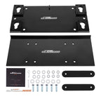 Winch Mount Kit for Trailer Floor 10K Pounds Satin Black Powder Coated