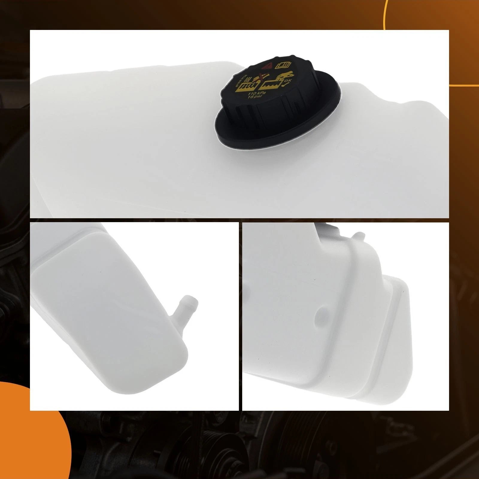 Engine Coolant Reservoir Bottle for Bobcat S150 S160 S185 S205 S220 S250 (2000–2023)