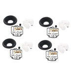 4X Carburetor Repair Kit Float Diaphragm for Suzuki GSXR1100 (1986–1998)