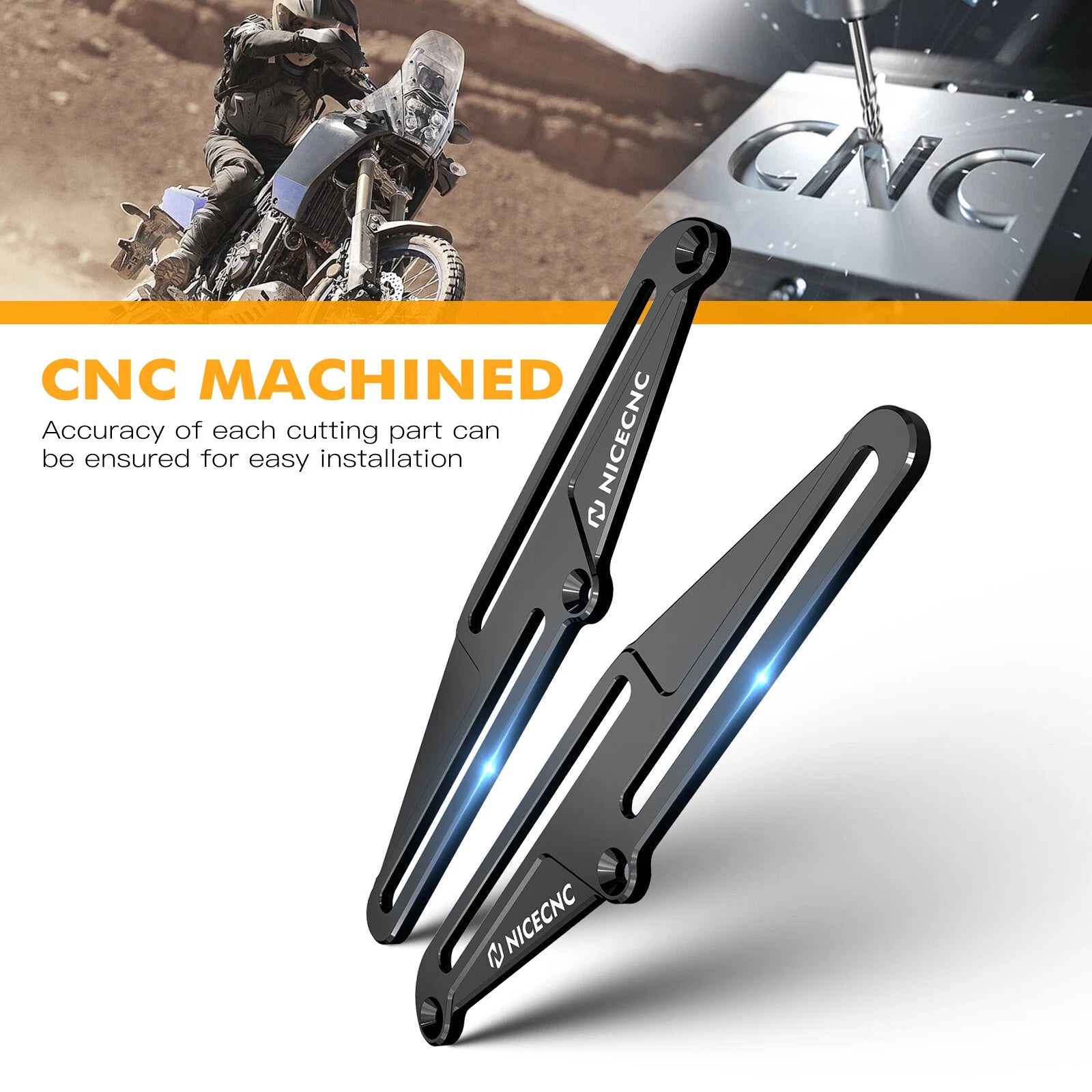 Windscreen Adjusters for Yamaha Tenere 700/XTZ700 (2019–2024)