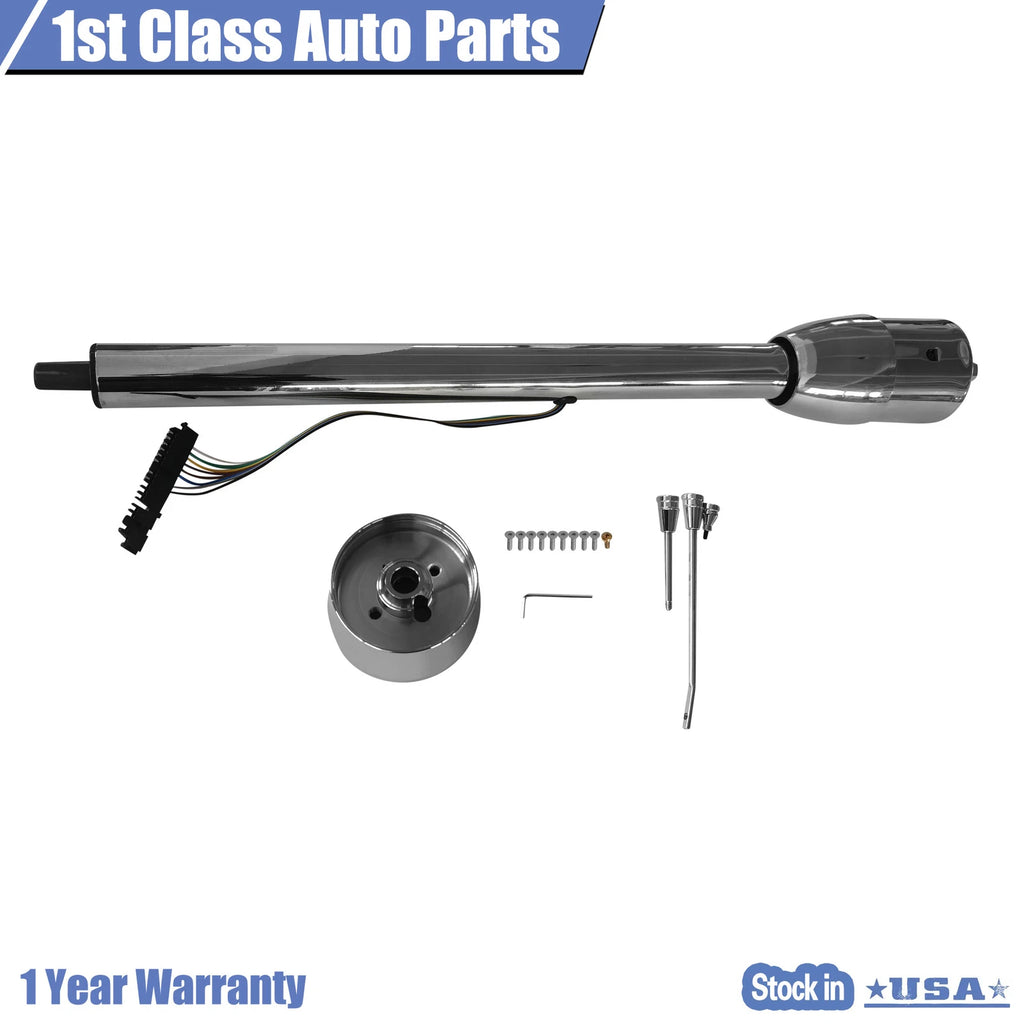 32'' Chrome Tilt Steering Column for Make Model