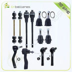 12PCS Front Suspension Kit Tie Rod End Ball Joint for GMC Sierra 2500 (2001–2004)