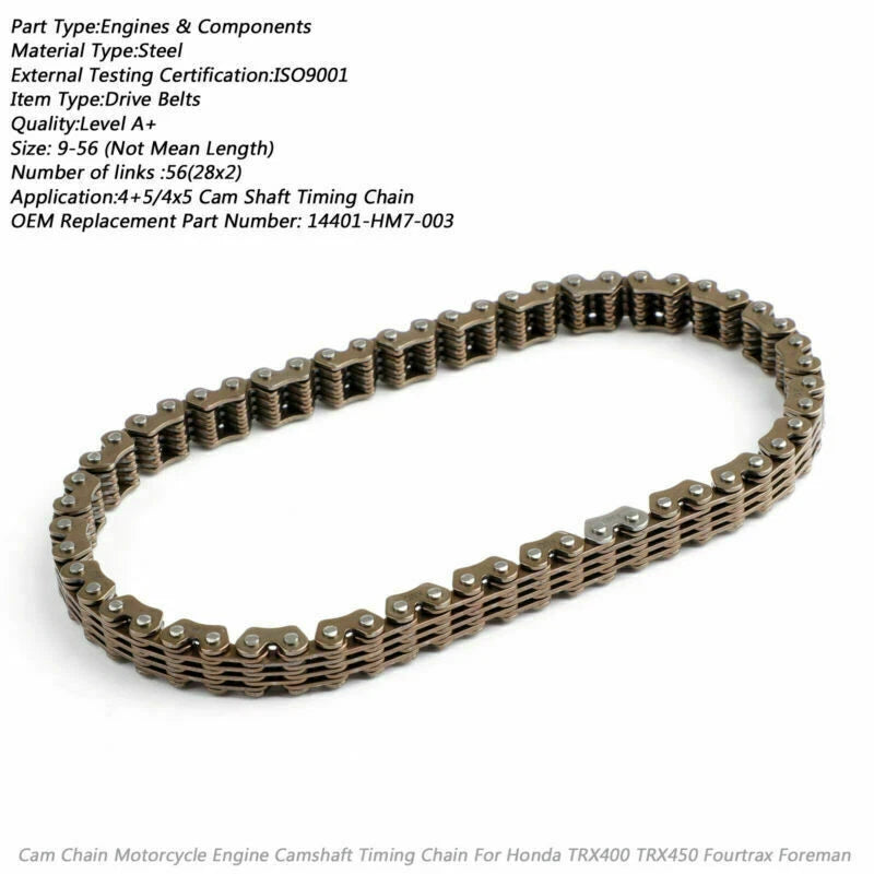 Timing Cam Chain 56 Link for Honda TRX400 TRX450 (2004–2014)