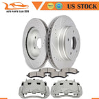 Front Brake Calipers & Rotors with Ceramic Pads for Dodge Ram 1500 (2009–2010)