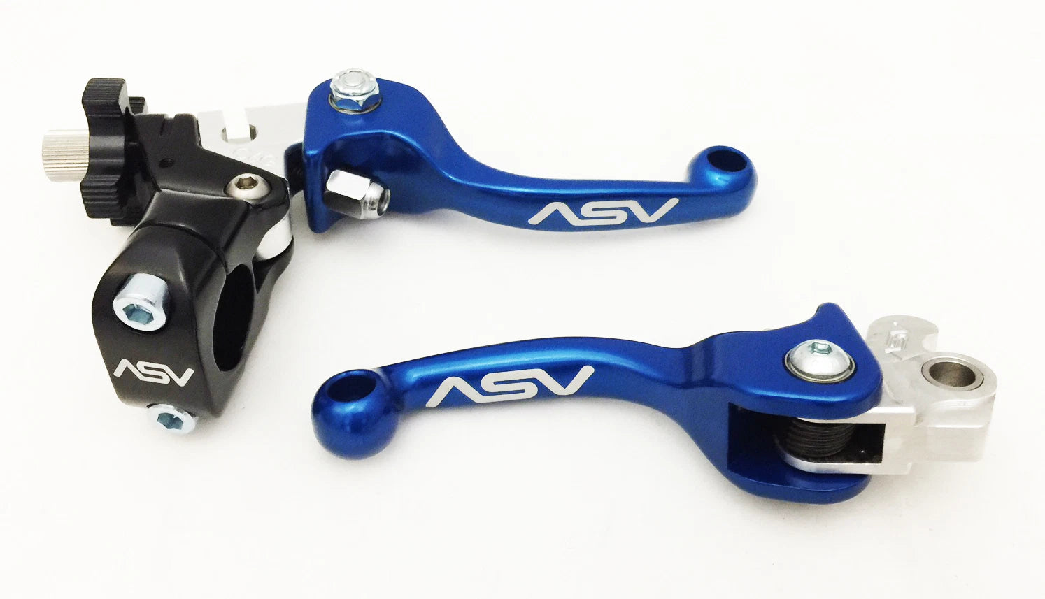 ASV F3 Unbreakable Shorty Brake & Clutch Levers Kit for KX 85 125 250 (2001–2023)