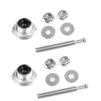 Bumper Latch Kit for Quick Release Hood Pins Lock Clip (Silver)