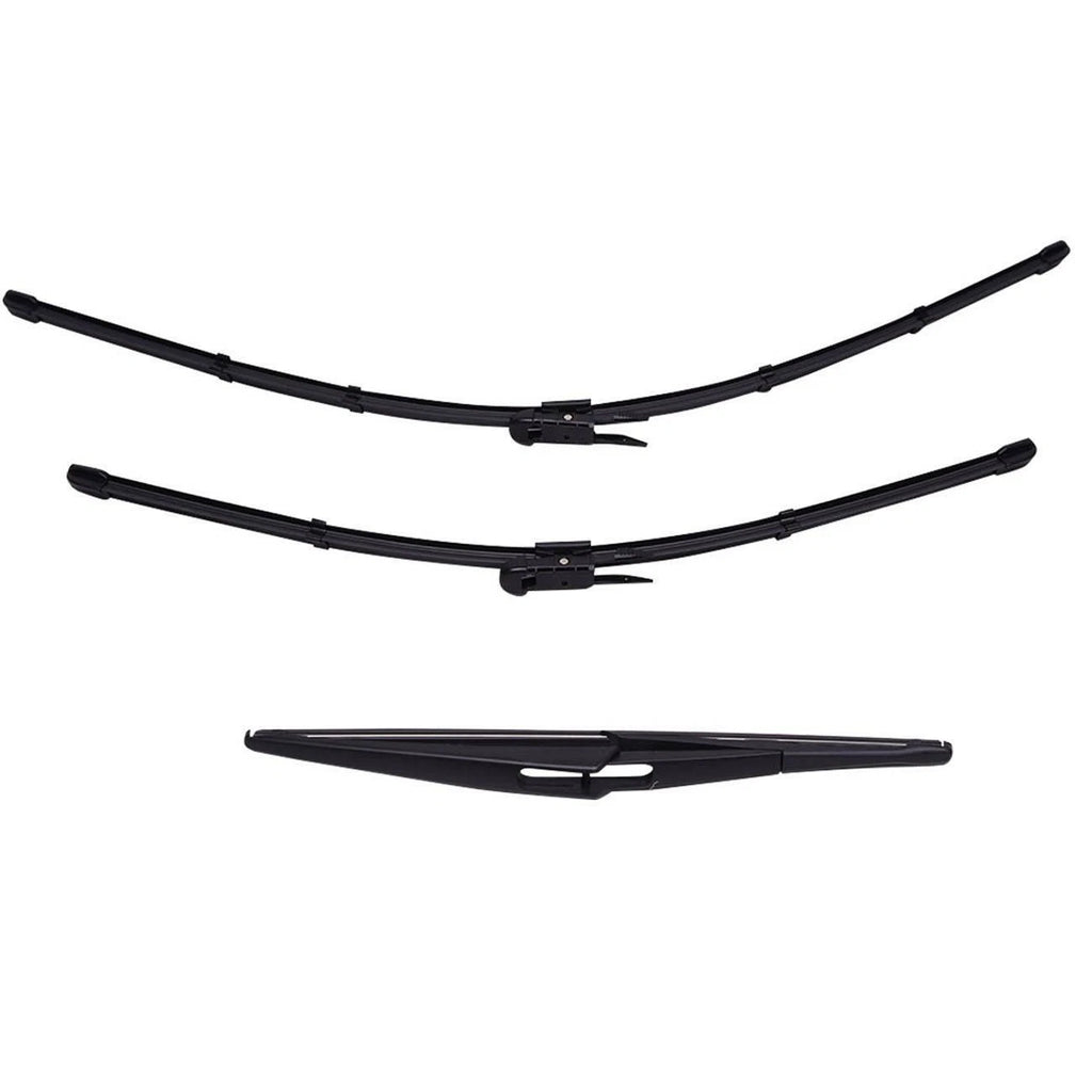 Set of 3 Windshield Wiper Blades for Mercedes-Benz GL320 ML350 R350 (2007–2012)