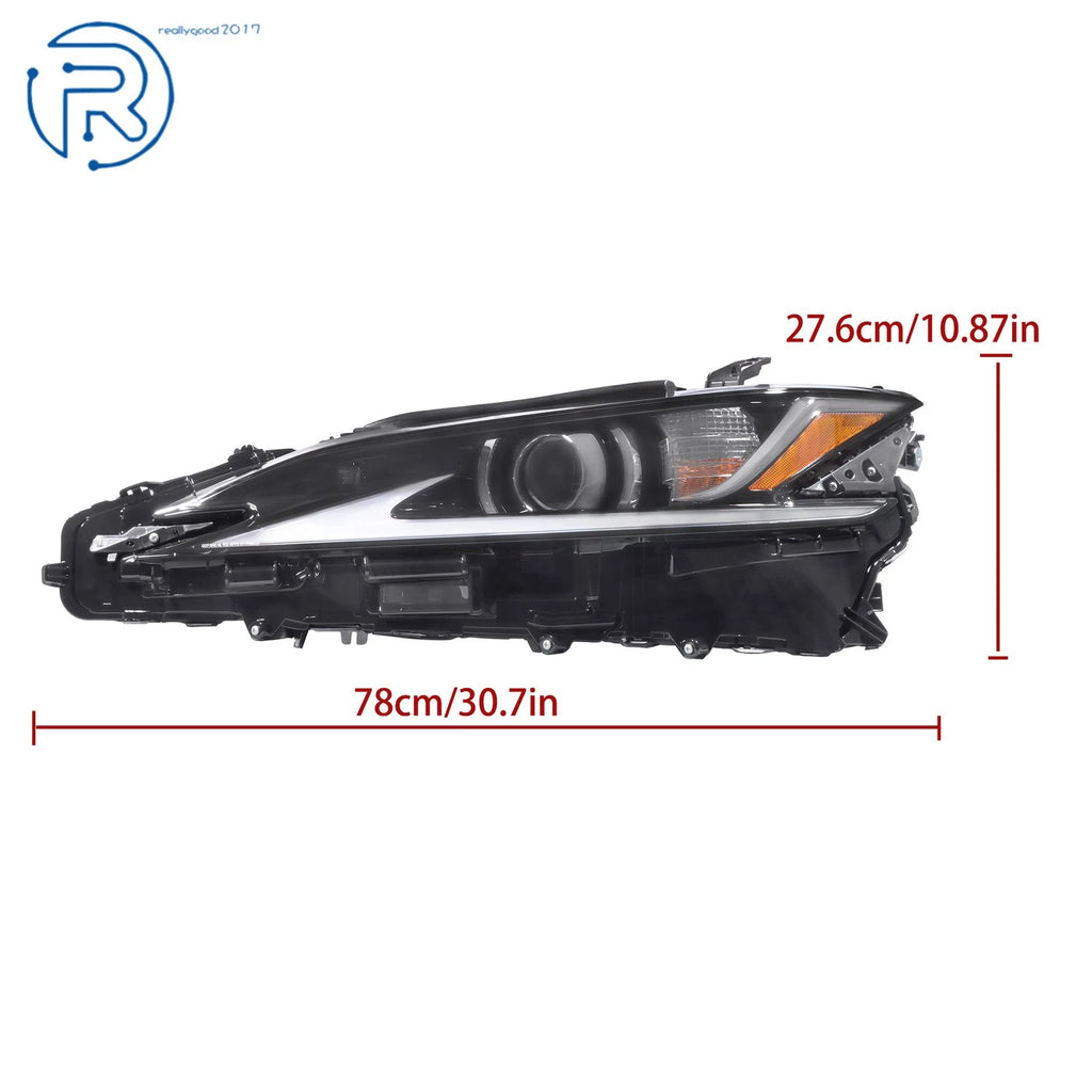 LED Headlights for Lexus ES300H/ES350 (2019-2021) Black Driver & Passenger Side