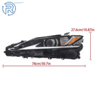 LED Headlights for Lexus ES300H/ES350 (2019-2021) Black Driver & Passenger Side
