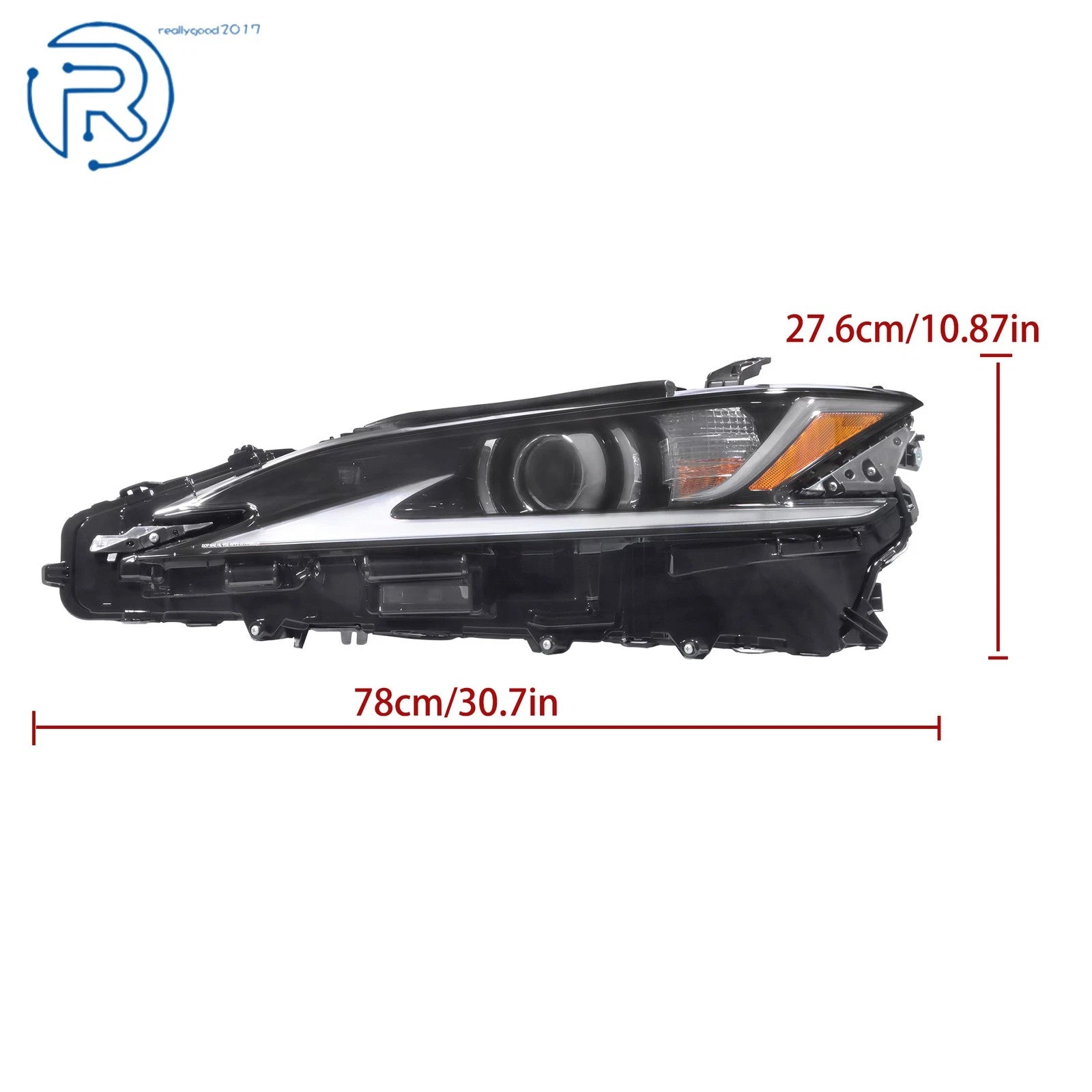 LED Headlights for Lexus ES300H/ES350 (2019-2021) Black Driver & Passenger Side
