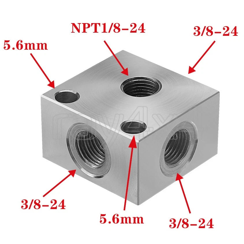 Brake Cross Fitting P/N #7052316 for Polaris Ranger 425 500 650 700 800 (2006–2014)