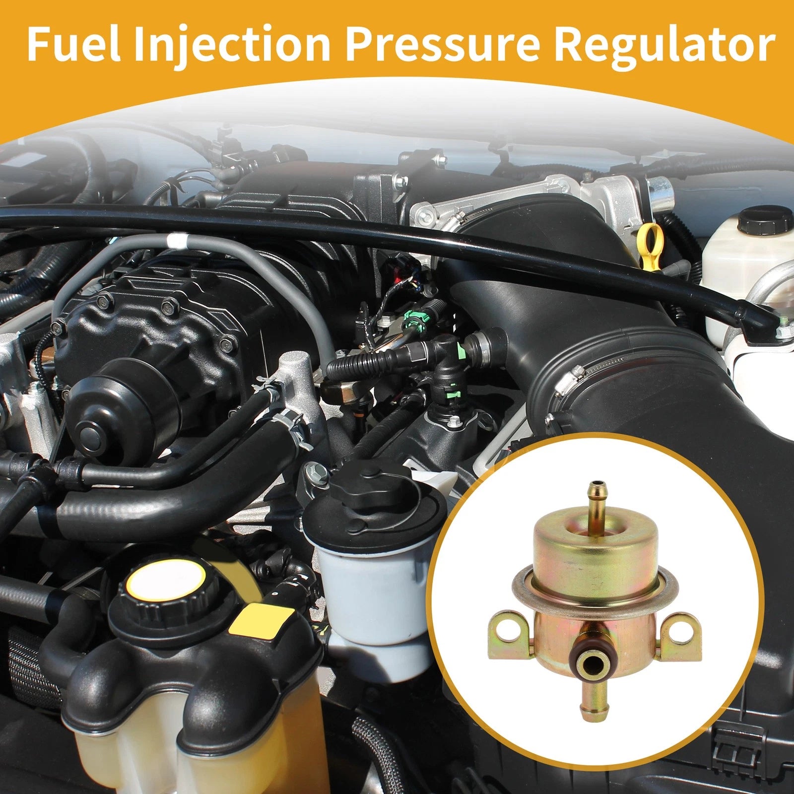 Fuel Pressure Regulator for BMW 318i 325i 535i M3 M5 M6 (1984–1993) No. 13531711541