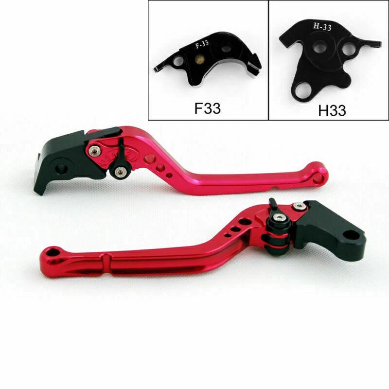 Long Brake Clutch Lever for Honda CB1000R (2008–2014) CBR1000RR (2004–2007) Red T