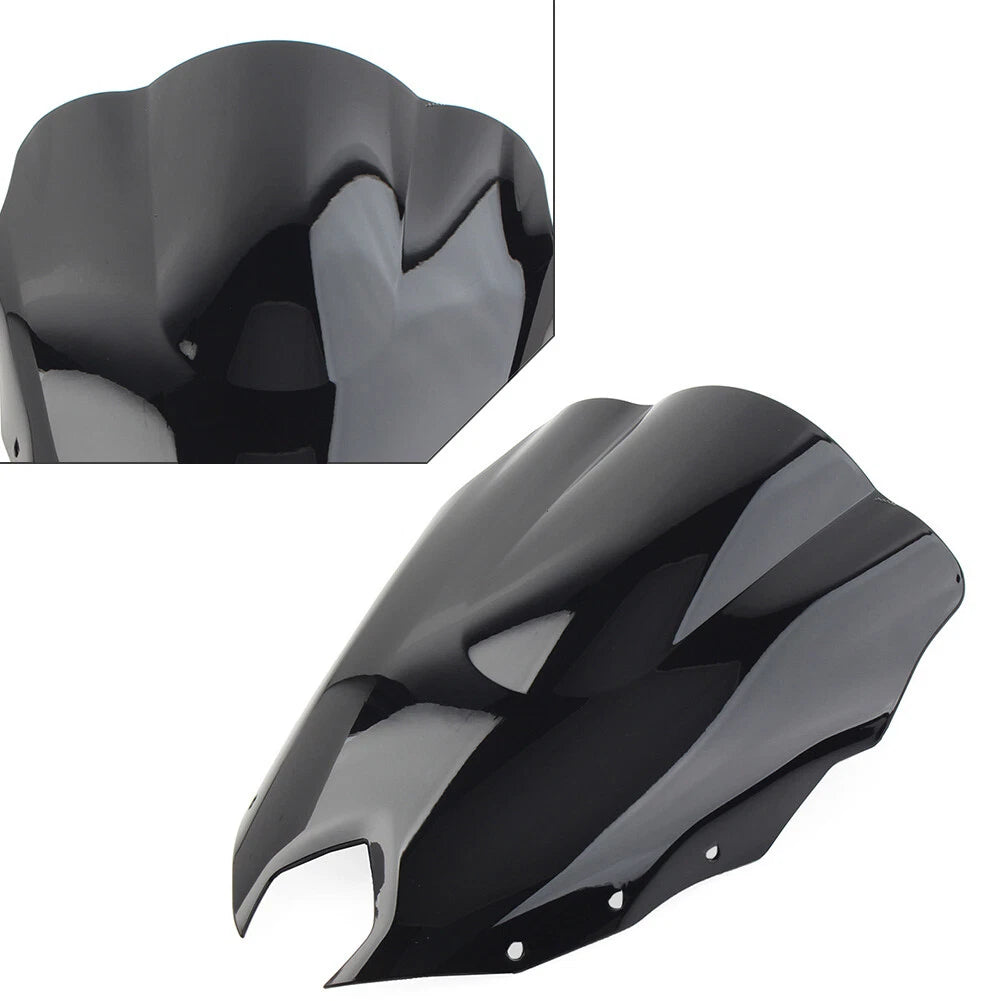 1 Pcs Black Windscreen for Yamaha FZ-6R (2009–2015) ABS