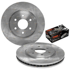Front Disc Brake Rotors + Pads Set for Pathfinder R51 V6 (2006-2012)