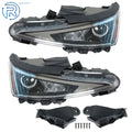 Projector Headlamps Set of 2 for Hyundai Elantra (2019–2020) Halogen