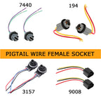 Headlight Bulb Harness Connector Pigtail for Make Model 