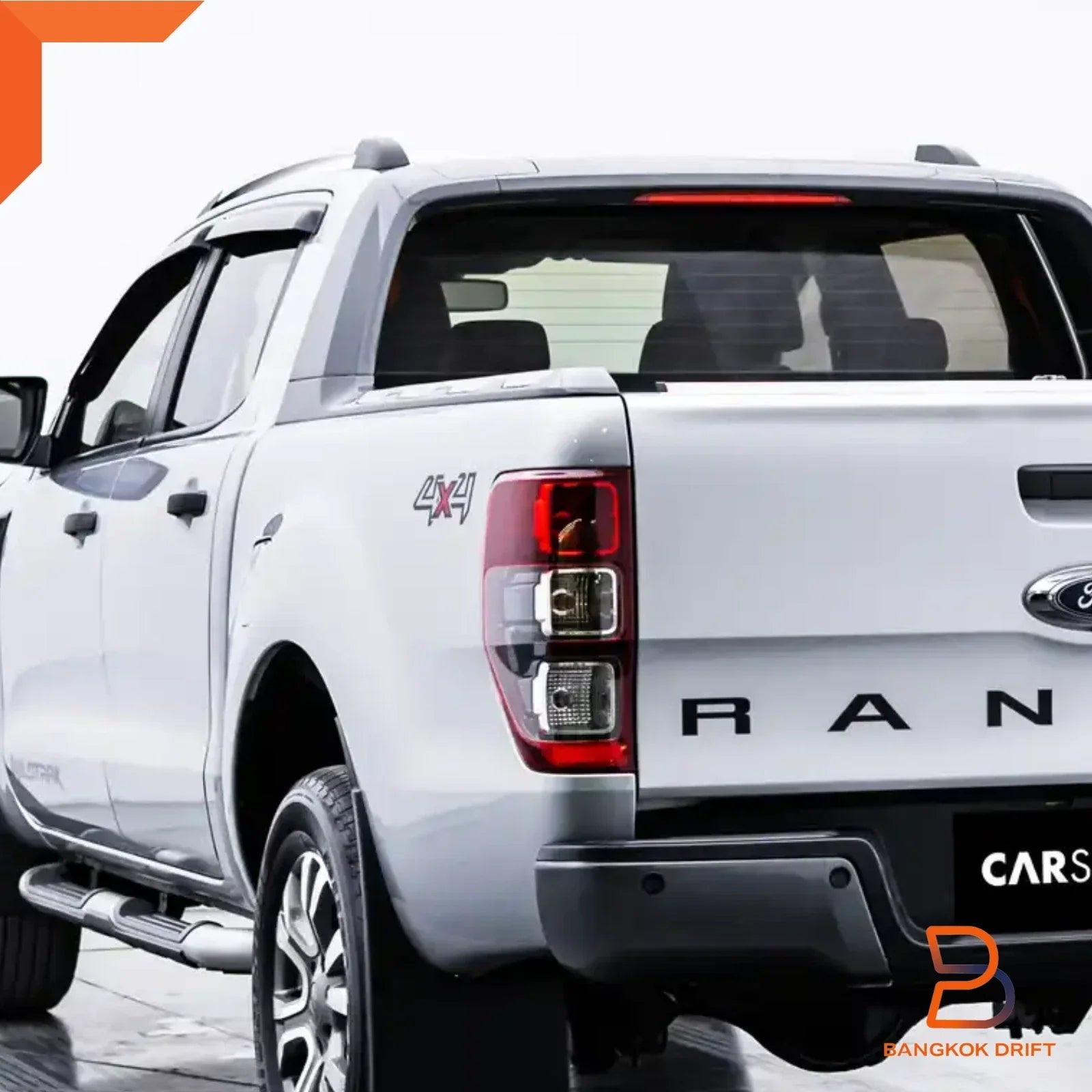Black 4x4 Side Rear Decal Sticker for Ford Ranger PX PJ PK Wildtrak XLT (98-15)