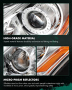 Right Side Headlight for Infiniti G25 G37 (2010–2013) Chrome