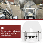 Clear Windshield for Honda VTX 1300 1800 (2003–2009) 18"x16"