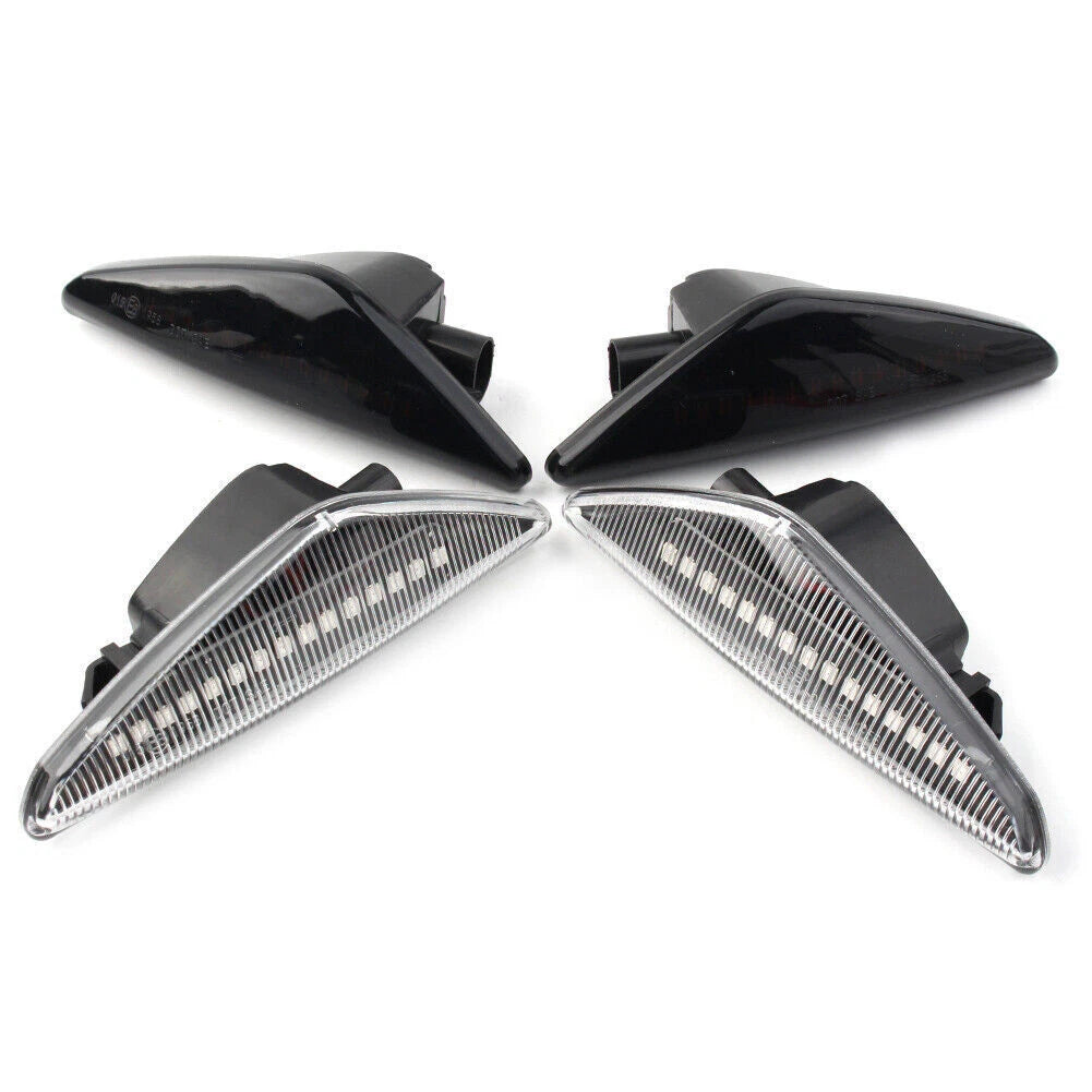 Pair Dynamic LED Side Marker Turn Signal Light for BMW X3 F25, X5 E70, X6 E71, E72