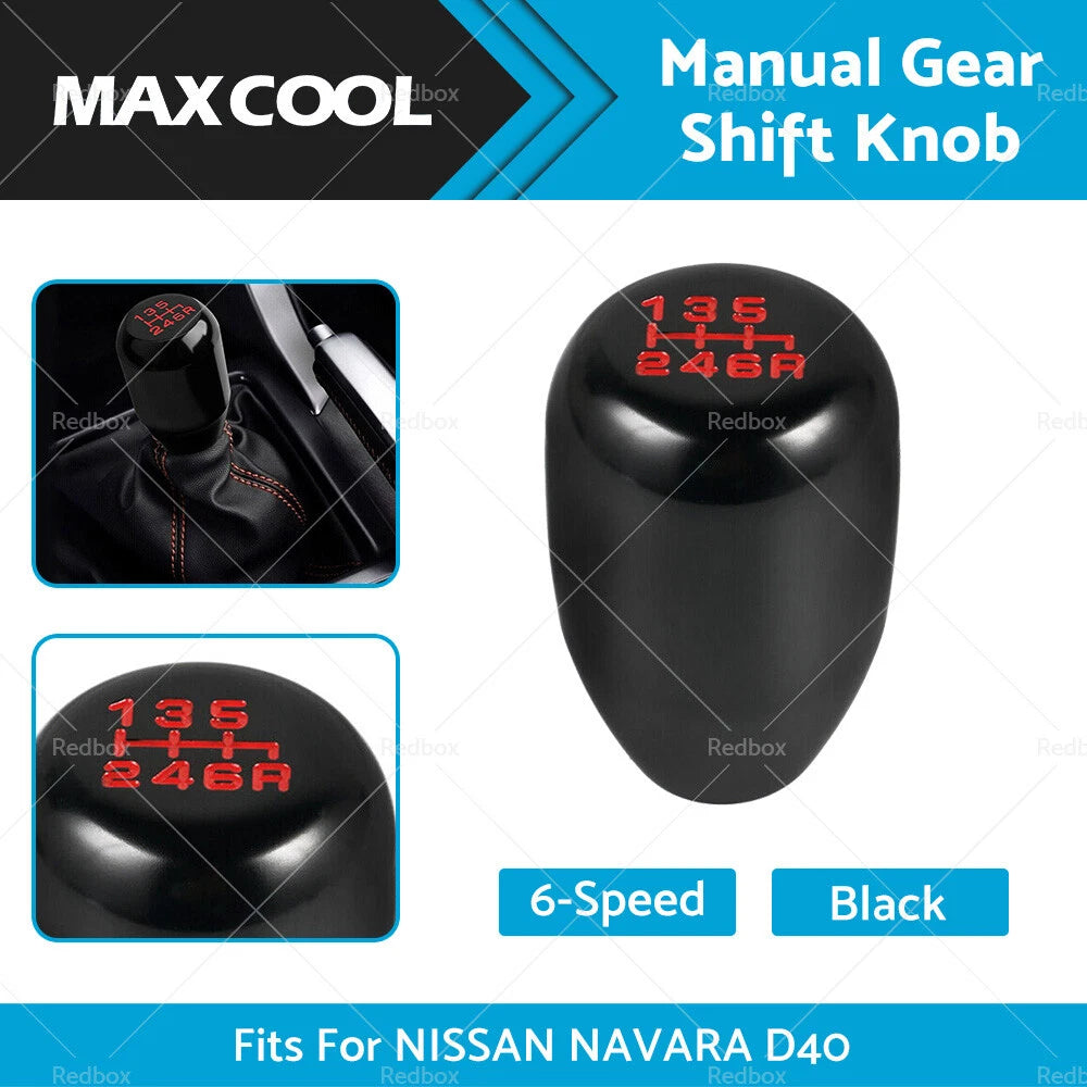 6 Speed Manual Gear Shift Knob for Nissan Navara D40 (2004–2015)
