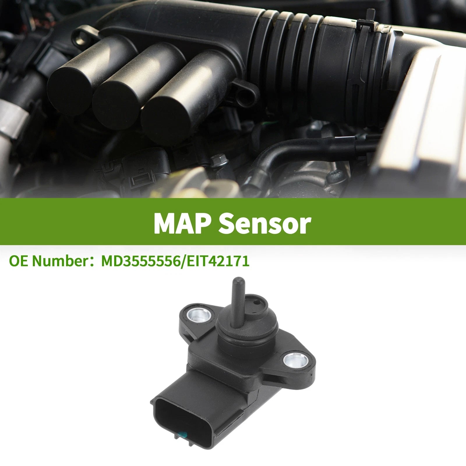MAP Sensor for Mitsubishi Carisma (1995–2004) No.MD3555556