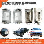 Front Corner Turn Signal Lamp Light for Nissan Navara D21 (1988-1996)