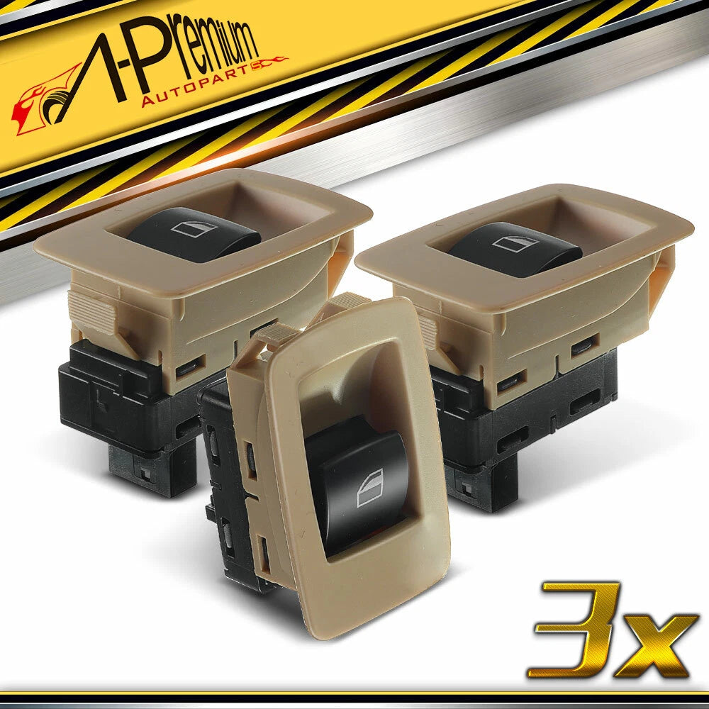 3X Power Window Switch for BMW 323i 325i 328i X5 X6 (1998–2013)
