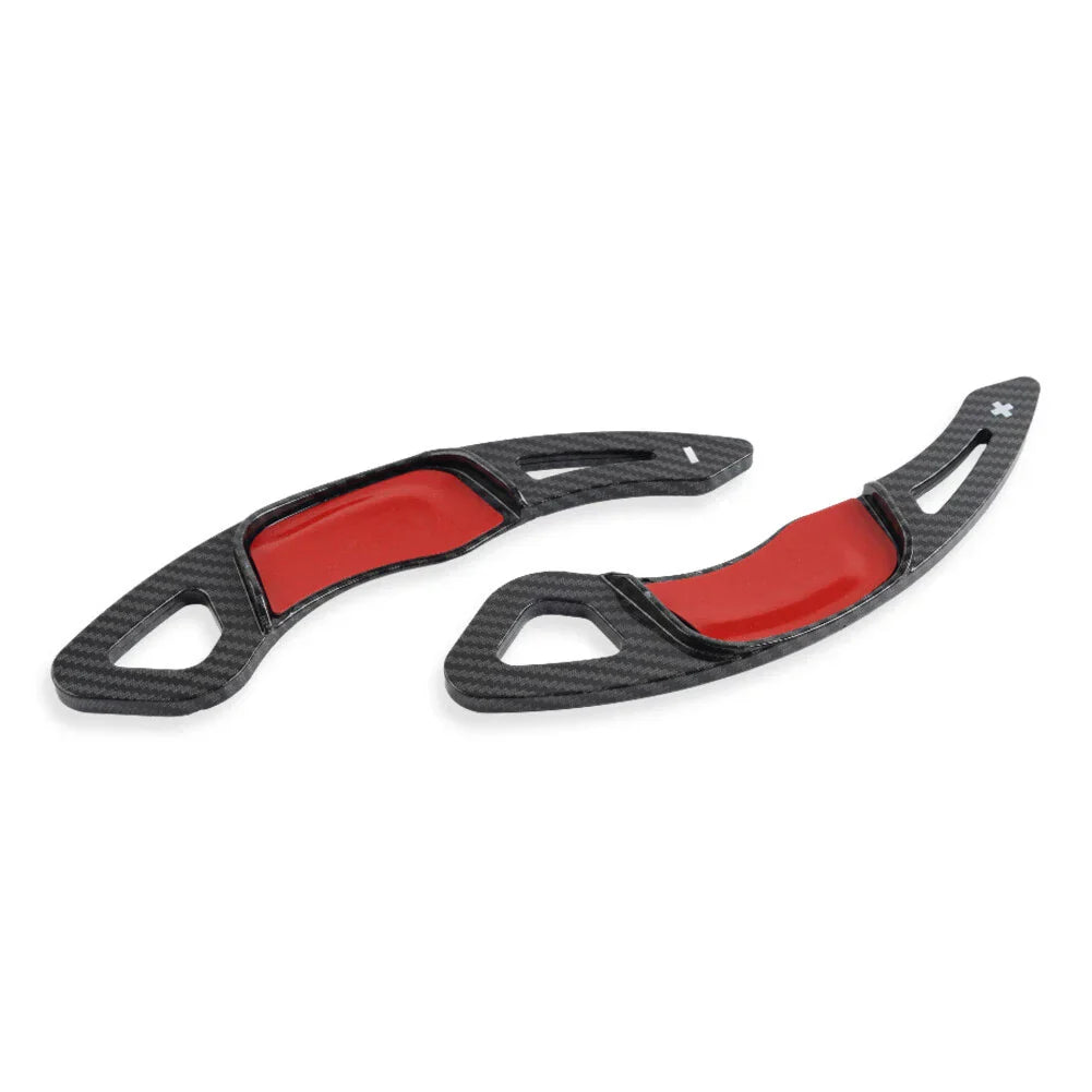 Carbon Fiber Steering Wheel Paddle Shifter Extensions for VW Golf 2015-2020