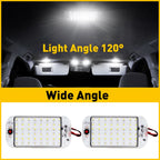 Set of 2 LED RV Ceiling Dome Lights for Trailer Camper