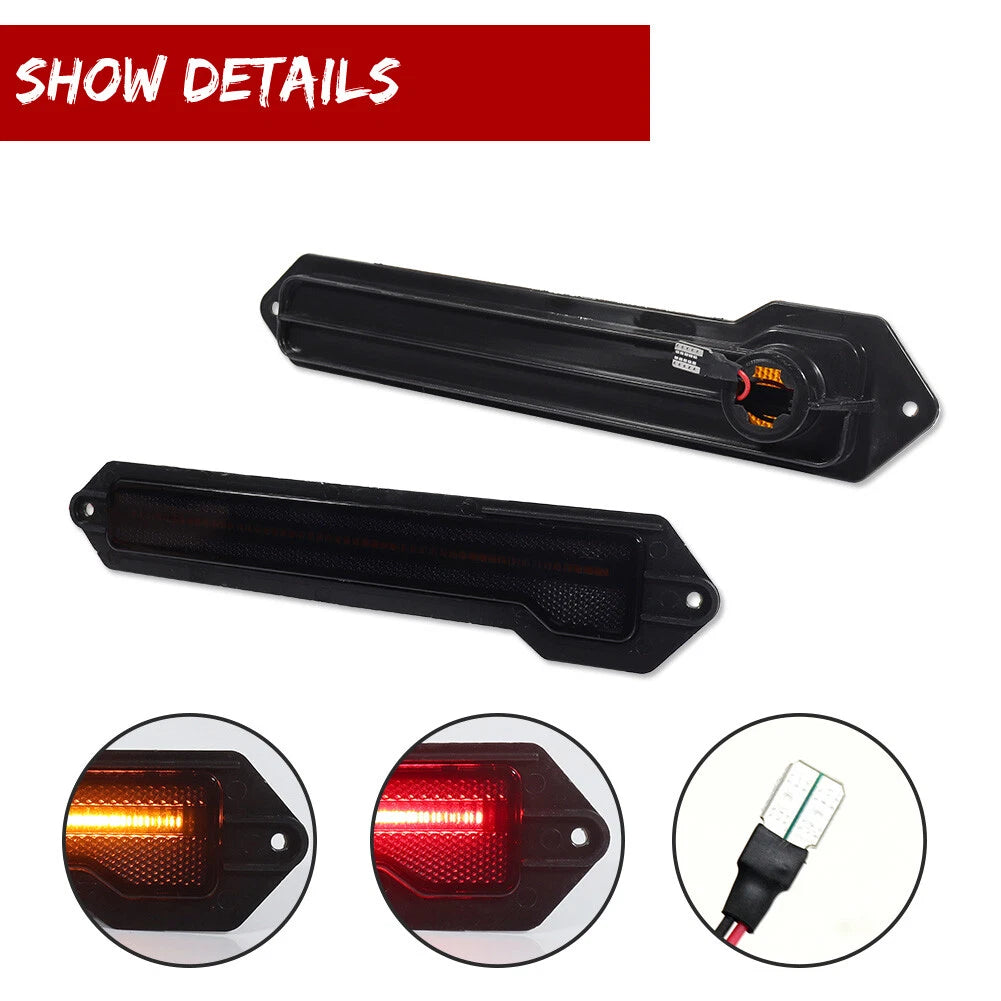 LED Smoke Side Marker Signal Lights for Chevrolet Monte Carlo (1970–1972)