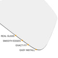 Right Side Car Mirror Glass with Backing Plate for Hyundai Elantra (2011-2016)