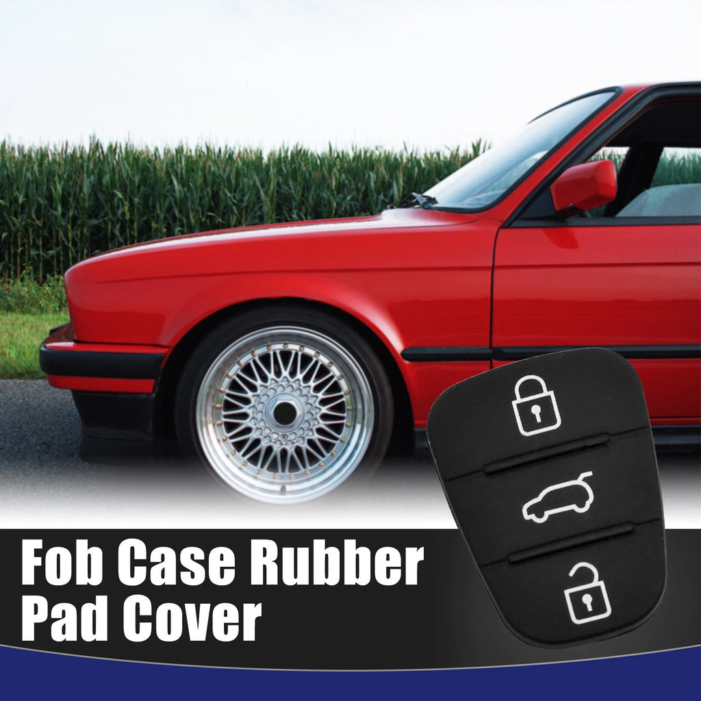 Rubber Key Fob Shell Case for Hyundai 3 Button (1X)