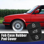Rubber Key Fob Shell Case for Hyundai 3 Button (1X)