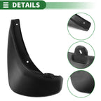 Mud Flaps Splash Guards for Hyundai Accent (2007–2010) W/ Mount Accessories