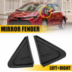 2pcs Side Mirror Fender Corner Triangle Cover Trim for Toyota Corolla (2019–2021)