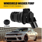 Windshield Washer Pump for Dodge Charger (2006–2022) 05139113AA 2PIN Replacement