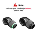 2X Water Cooling G1/4 Thread 90 Degree Rotary Elbow Adapter Fitting