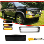 Front Bumper DRL Turn Signal Lamp for Nissan D21 Hardbody, Pathfinder