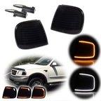 Smoke LED Front Corner Turn Signal Lights for Ford F150 Expedition (1999–2003)
