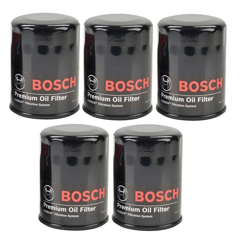 Set of 5 Oil Filters for Acura Dodge Honda Infiniti Mazda Mitsubishi