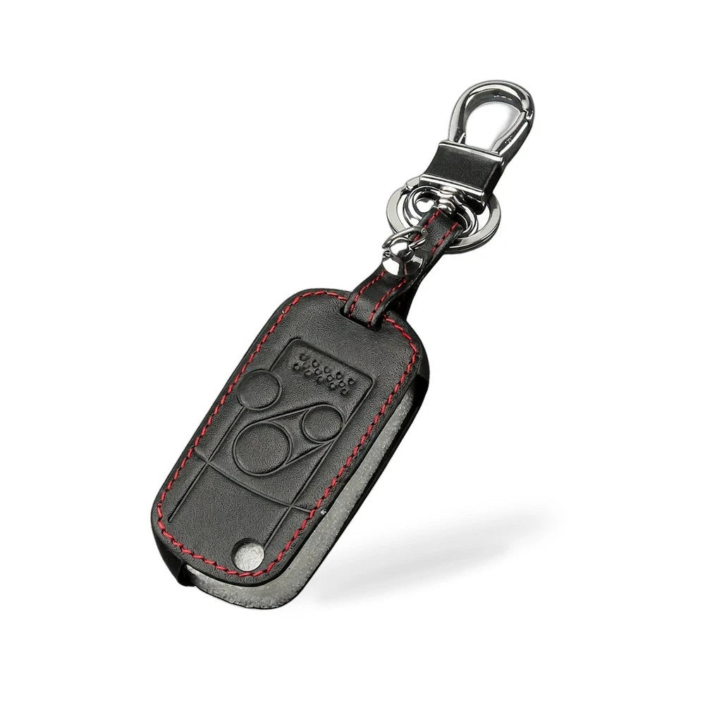 Smart Key Fob Cover for Honda Civic Accord Spirior (3 Button, Leather)