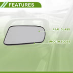 Set of 1 Left Driver Side Mirror Glass for Nissan Altima (2007–2013) No. 96302JB15E