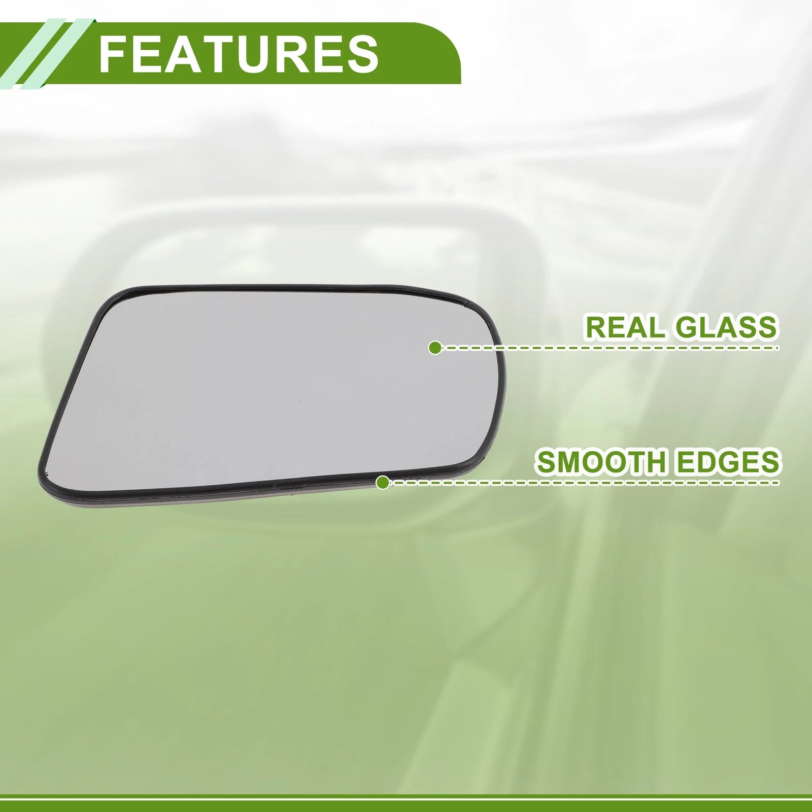 Set of 1 Left Driver Side Mirror Glass for Nissan Altima (2007–2013) No. 96302JB15E