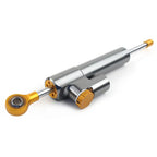 Universal Adjustable Steering Damper for Motorcycle - Gray Gold