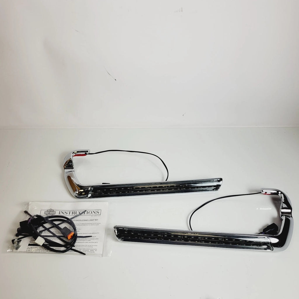 Smoked Electra Glo Saddlebag Side Marker Light Kit for Harley-Davidson (2014–2023)